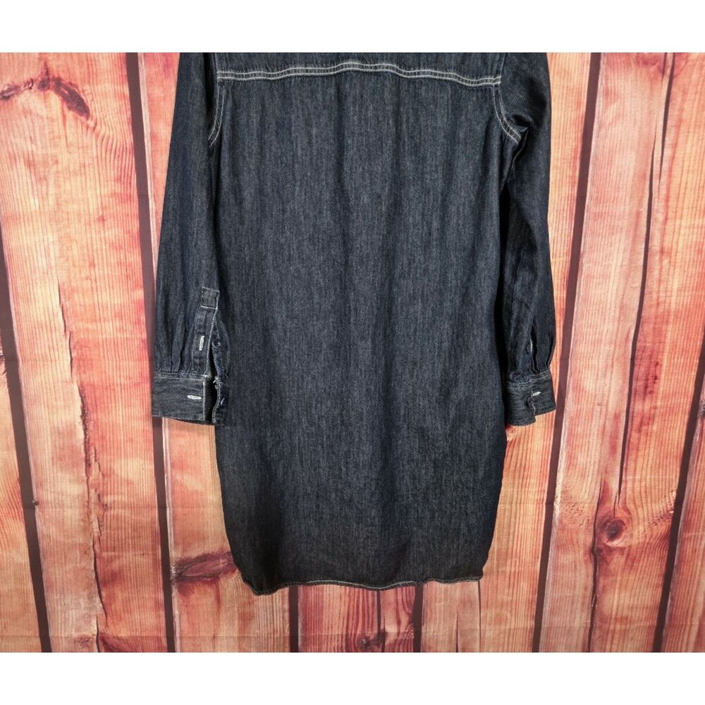 Lee Dark Blue Denim Shirt Dress M - Picture 8 of 8